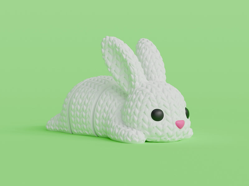 Knitted Articulated Bunny Rabbit - image 5