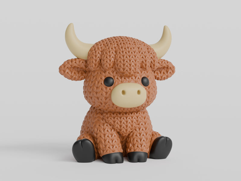 Knitted Highland Cow - image 4