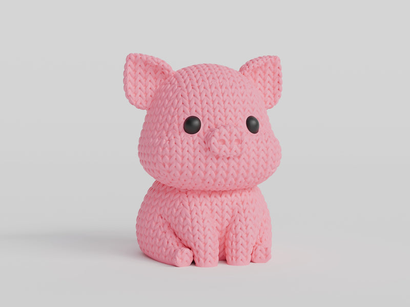 Knitted Pig - image 4