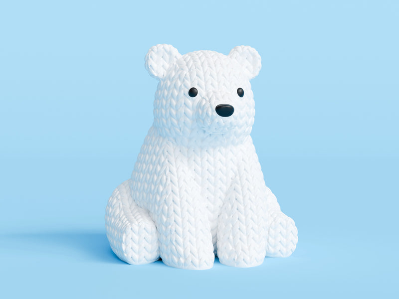 Knitted Polar Bear - image 3