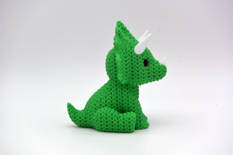Knitted Triceratops Dinosaur - image 3