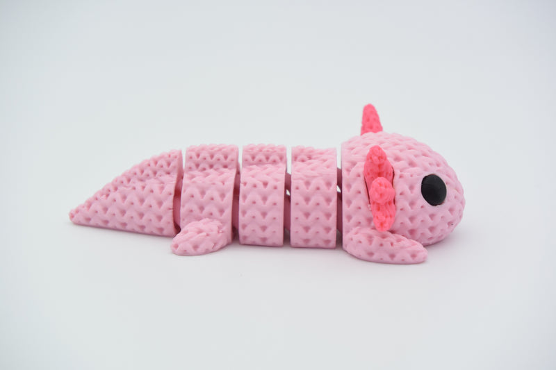 Knitted Articulated Axolotl - image 2