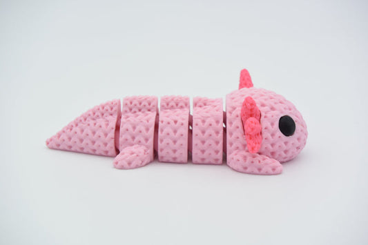Knitted Articulated Axolotl - image 2