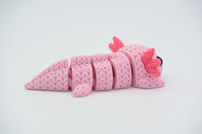 Knitted Articulated Axolotl - image 3