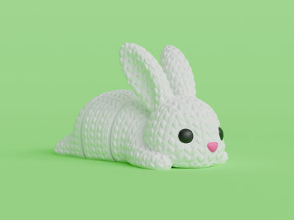 Knitted Articulated Bunny Rabbit - image 5