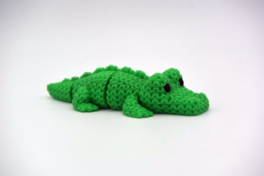 Knitted Articulated Crocodile - image 2