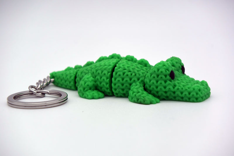Knitted Articulated Crocodile - image 3