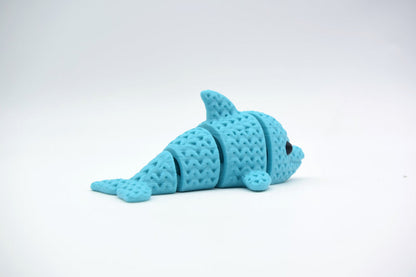 Knitted Articulated Dolphin - image 3