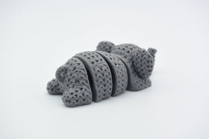 Knitted Articulated Elephant Flexi Keychain - image 3
