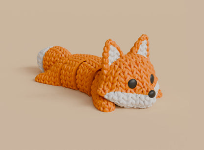 Knitted Articulated Fox - image 3