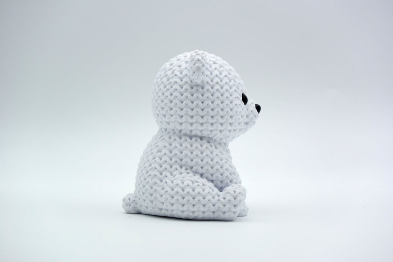 Knitted Baby Polar Bear - image 2
