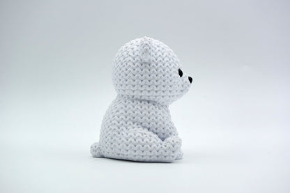 Knitted Baby Polar Bear - image 2