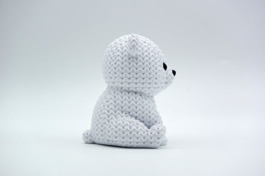Knitted Baby Polar Bear - image 2