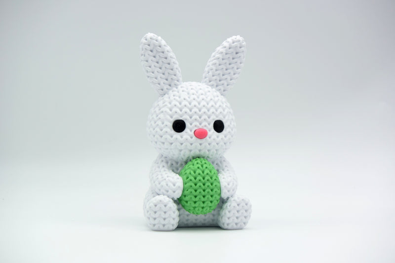 Knitted Bunny With Easter Egg - image 3