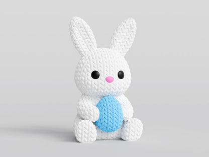 Knitted Bunny With Easter Egg - image 4