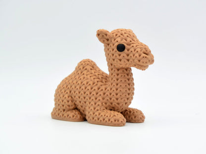 Knitted Camel - 3D printed home decor