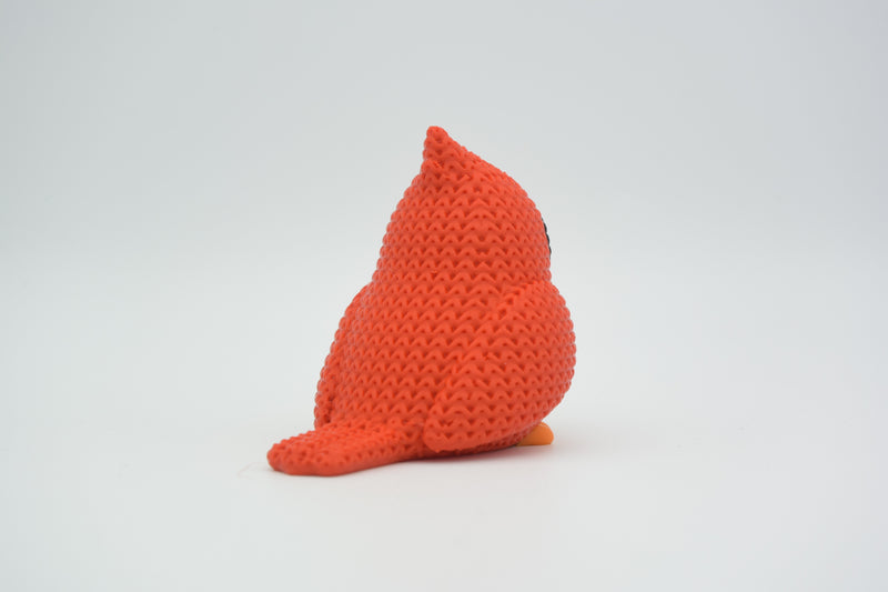 Knitted Cardinal Bird - image 2