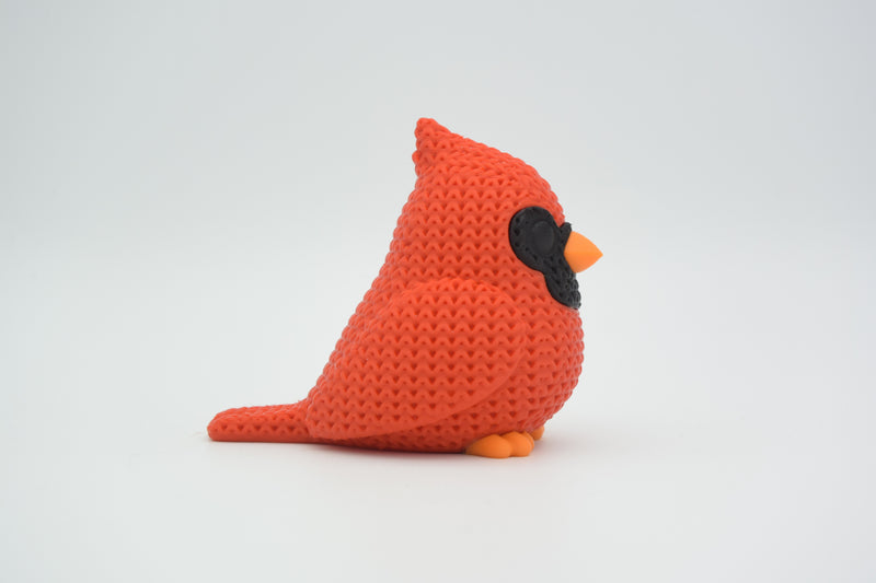 Knitted Cardinal Bird - image 3