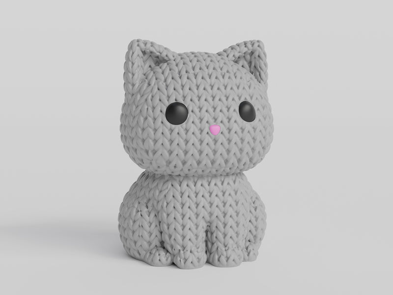 Knitted Cat - image 3
