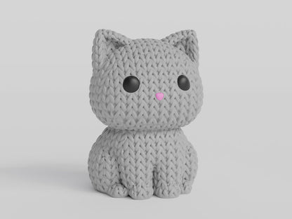 Knitted Cat - image 3