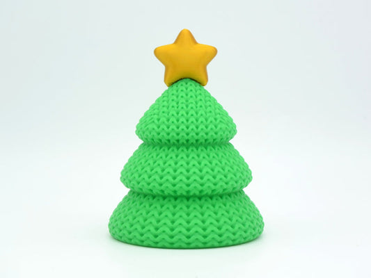 Knitted Christmas Tree - 3D printed home decor