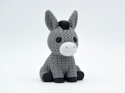 Knitted Donkey - 3D printed home decor
