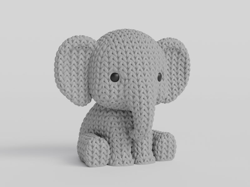 Knitted Elephant - image 3