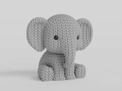 Knitted Elephant - image 3