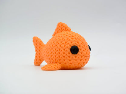 Knitted Fish - 3D printed home decor