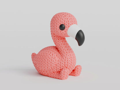 Knitted Flamingo - image 4