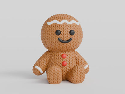 Knitted Gingerbread Man - Christmas - image 4