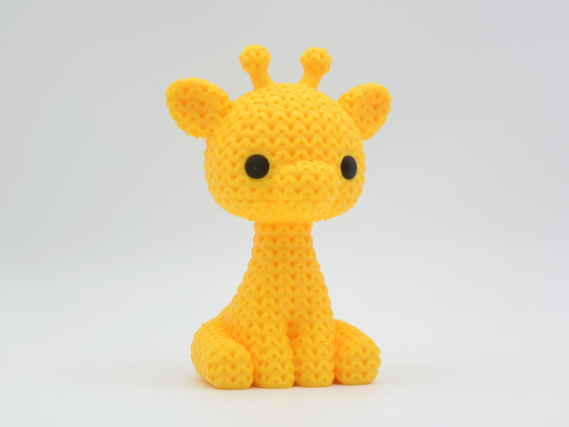 Knitted Giraffe - 3D printed home decor
