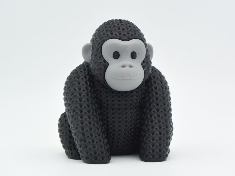 Knitted Gorilla - 3D printed home decor