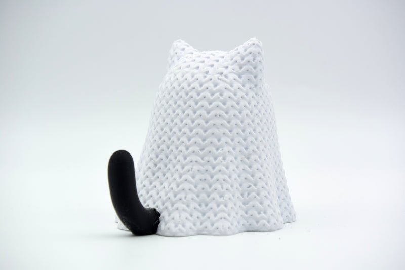 Knitted Halloween Cat Ghost - image 2
