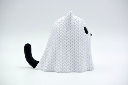 Knitted Halloween Cat Ghost - image 3