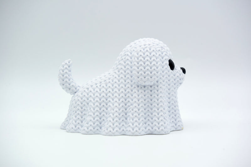 Knitted Halloween Dog Ghost - image 2