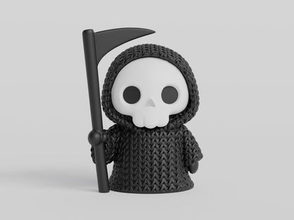 Knitted Halloween Grim Reaper - image 4