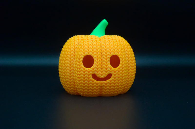 Knitted Halloween Pumpkin Jack-O-Lantern - image 2
