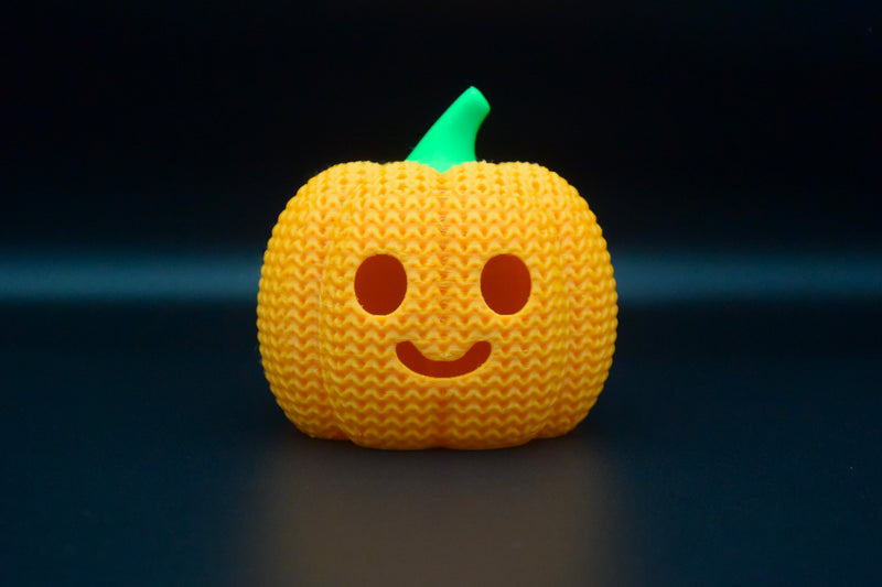 Knitted Halloween Pumpkin Jack-O-Lantern - image 3