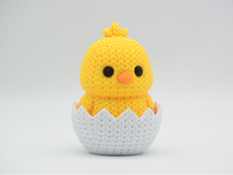 Knitted Hatching Chick - Easter - 3D printed home decor