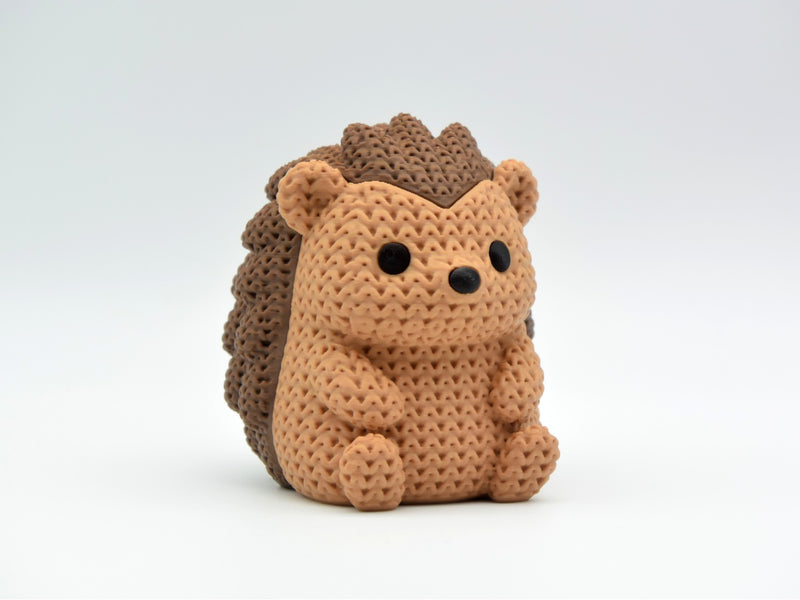 Knitted Hedgehog - 3D printed home decor
