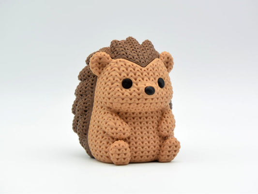 Knitted Hedgehog - 3D printed home decor