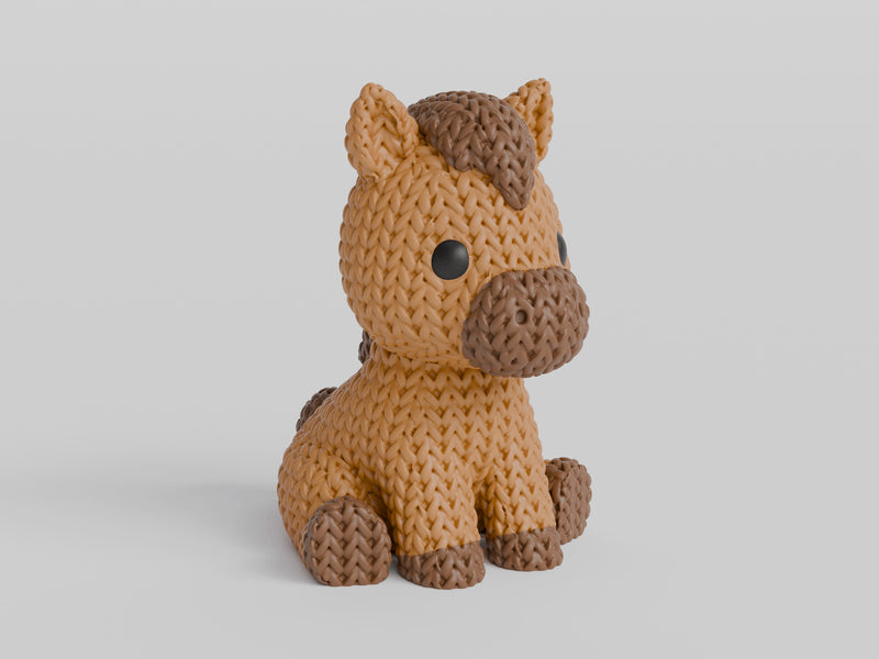 Knitted Horse - image 4