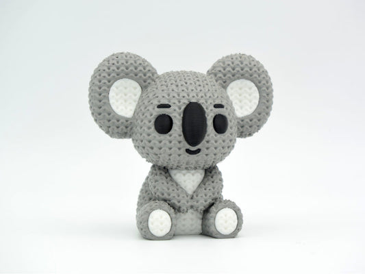 Knitted Koala - 3D printed home decor