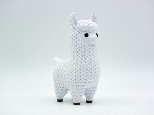 Knitted Llama - 3D printed home decor