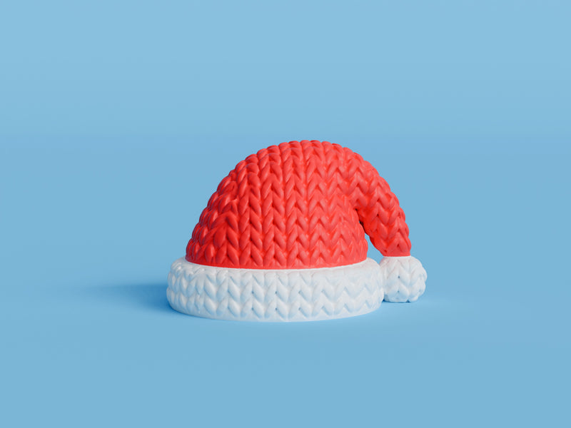 Knitted Mini Santa Hat - Christmas - image 3