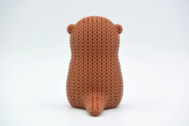 Knitted Otter With Heart - Valentine's Day - image 3