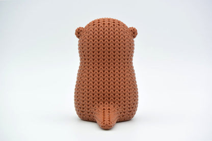 Knitted Otter With Heart - Valentine's Day - image 3