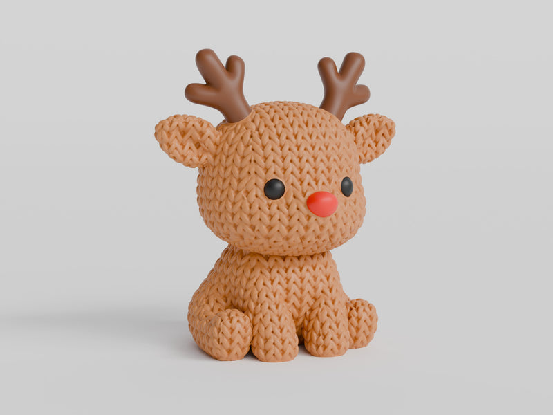 Knitted Reindeer - Christmas - image 6