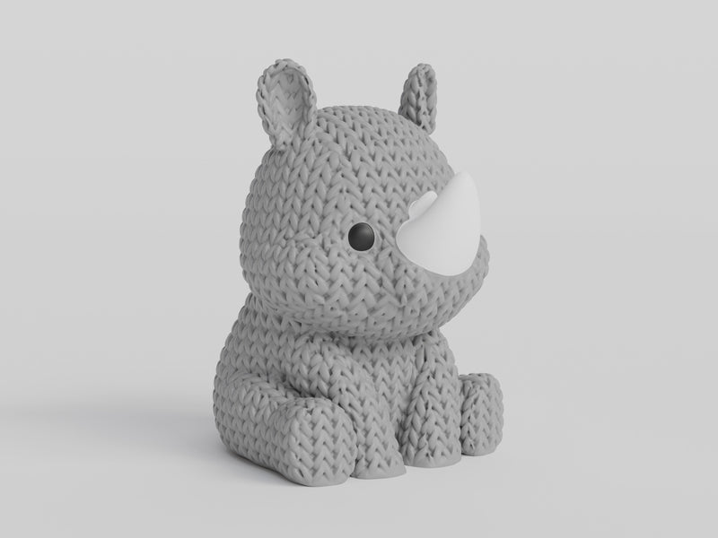 Knitted Rhino - image 4